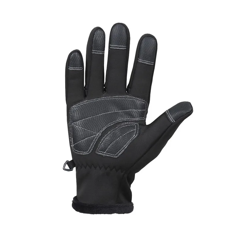 Windproof Bike Gloves Winter Thermal Warm Full Finger Cycling Glove Screen Touch screen riding gloves #2n16 (2)