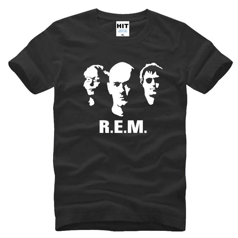 Rapid Eye Movement Men R.E.M. T Shirt Punk Rock Band REM T shirt Tops