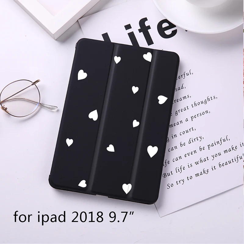 Роскошный Магнитный чехол-книжка с сердечком и фруктами для Apple iPad 9," чехол для iPad 9,7" из искусственной кожи складной чехол-книжка для планшета