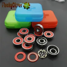 1/8/10 шт. ABEC7 красный шариковое колесо подшипники 608 для Спиннер Игрушки Анти-пыль POM роликовые подшипники 608rs скутер подшипники для скейтбордов