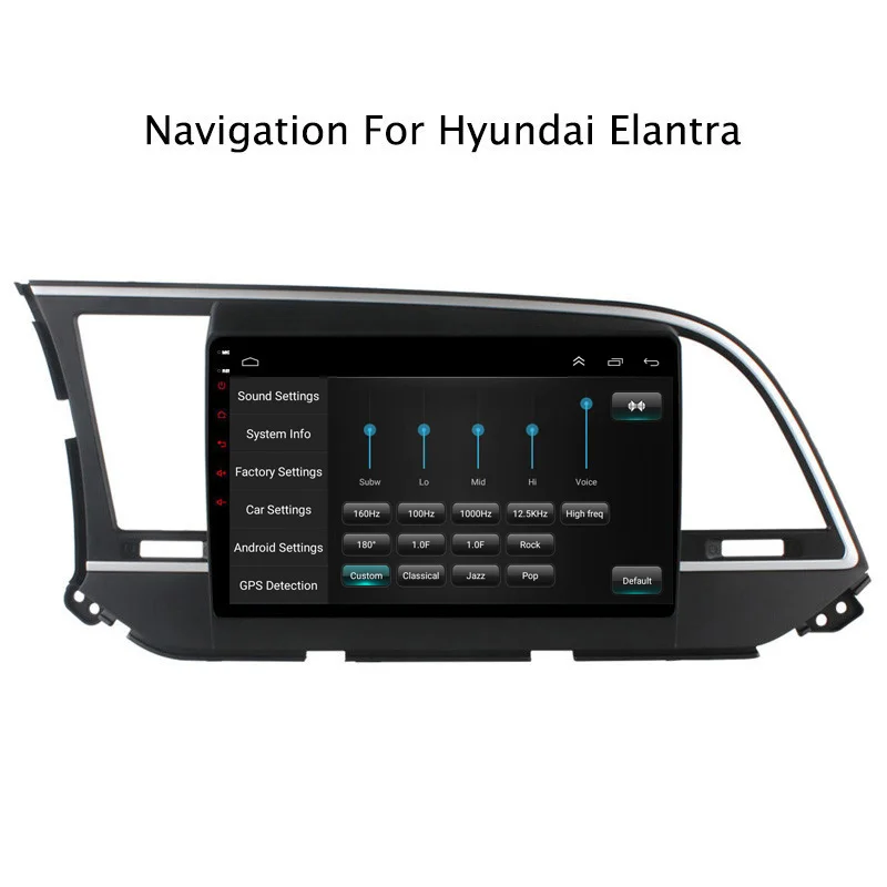 Excellent 9" 2G RAM 32G ROM Car DVD GPS Navigation For Hyundai Elantra 2016 2017 with Radio Head Unit,support 4G LTE 4