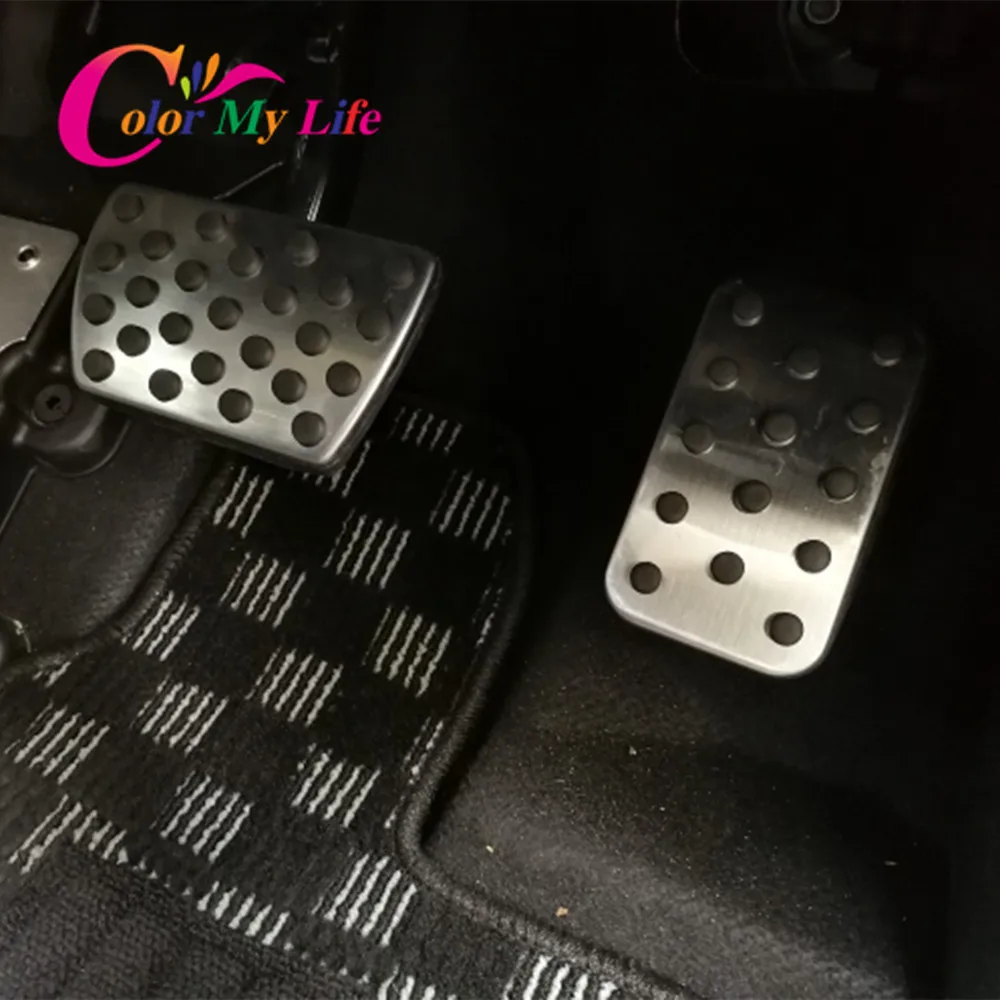 

Color My Life Stainless Steel Car Pedal Car Pedals Cover for Honda Elysion 2012 - 2016 for Odyssey 2015 - 2018 Parts Accessories