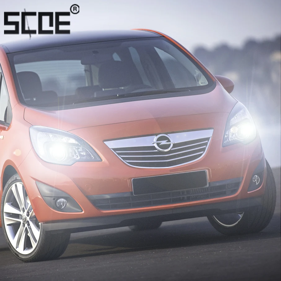 

For opel SCOE 2PCS Auto Car Light High Beam Super Bright Halogen Bulb Headlight Car Styling warm white