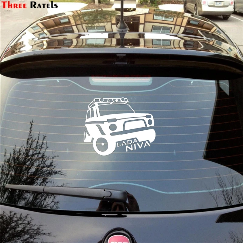Three Ratels TZ 507 16.2*20см 12.1*15см 1 4шт LADA NIVA Лада Нива наклейки на авто автомобиль Наклейки