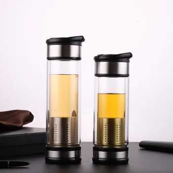 

Portable Design Water Bottle Infuser Glass Bottle Bottle With Coffee And Tea Tumbler Stainless Steel Filters The Tea Filter