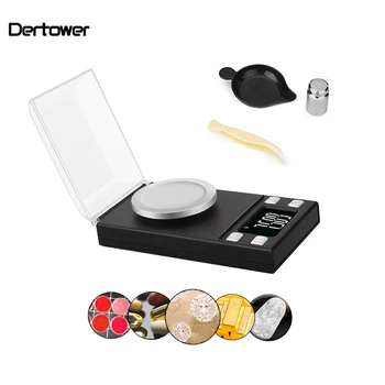 

High Precision 0.001g 50g 100g Electronic Jewelry Lab Scales Diamond Gold Germ Medicinal Pocket Digital Milligram Scale Balance