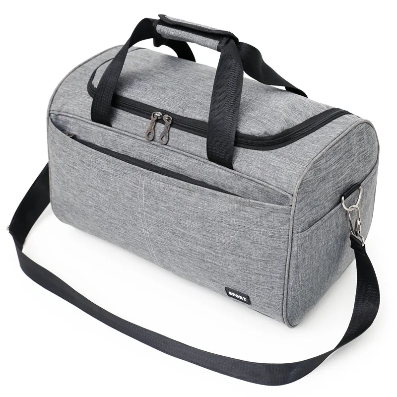 

Nylon WaterProof Hand Travel Bags for Male Simple Casual Sports Gym Fitness Duffle Bag Large Unisex Pink Travel Luggage Handbags