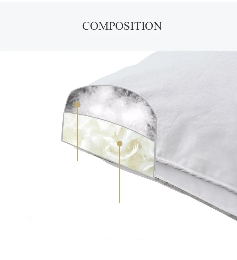 Comfortable Sleep Goose Duck Down Featherbed Mattress Topper Protecter