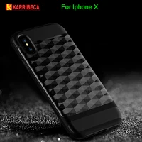 3D Prism shockproof case For iphone x hoesje funda skal dual layer rugged hybrid armor cover for iphone X coque etui kryt tok