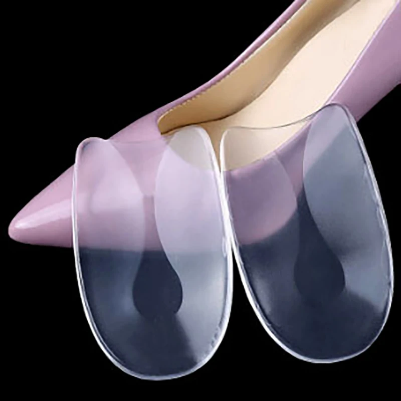 Silicone Gel U-Shape Heel Cushions Shoes Plantar Fasciitis Heel Protector Spur Cushion Pad Shoe Inserts shoe insoles heel protector pads