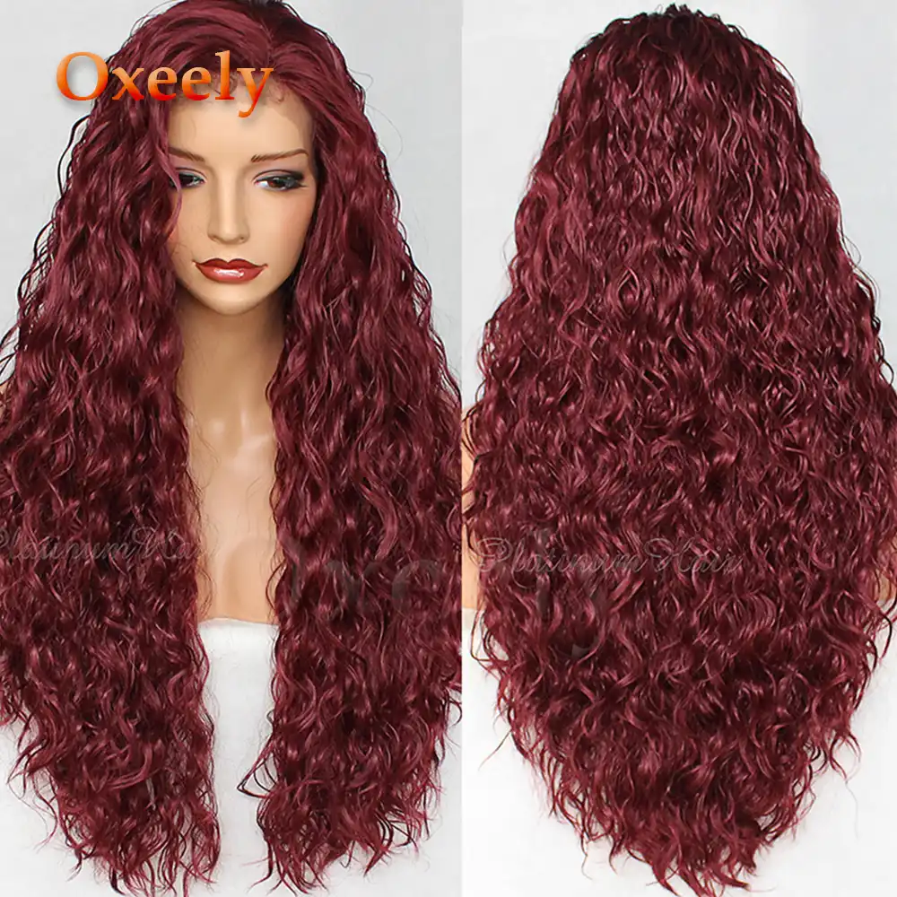 Detail Feedback Questions About Bombshell Wine Red Body Wave