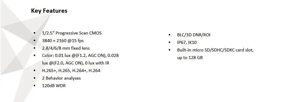 DS-2CD2183G0-I Features