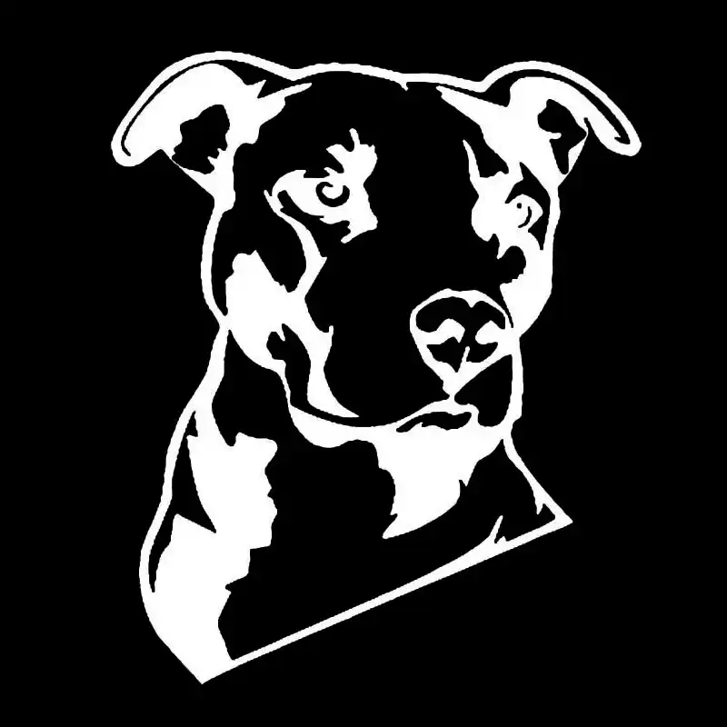 12 7 15 2cm Pitbull Creative Cartoon Dog Vinyl Decal Cool Animal