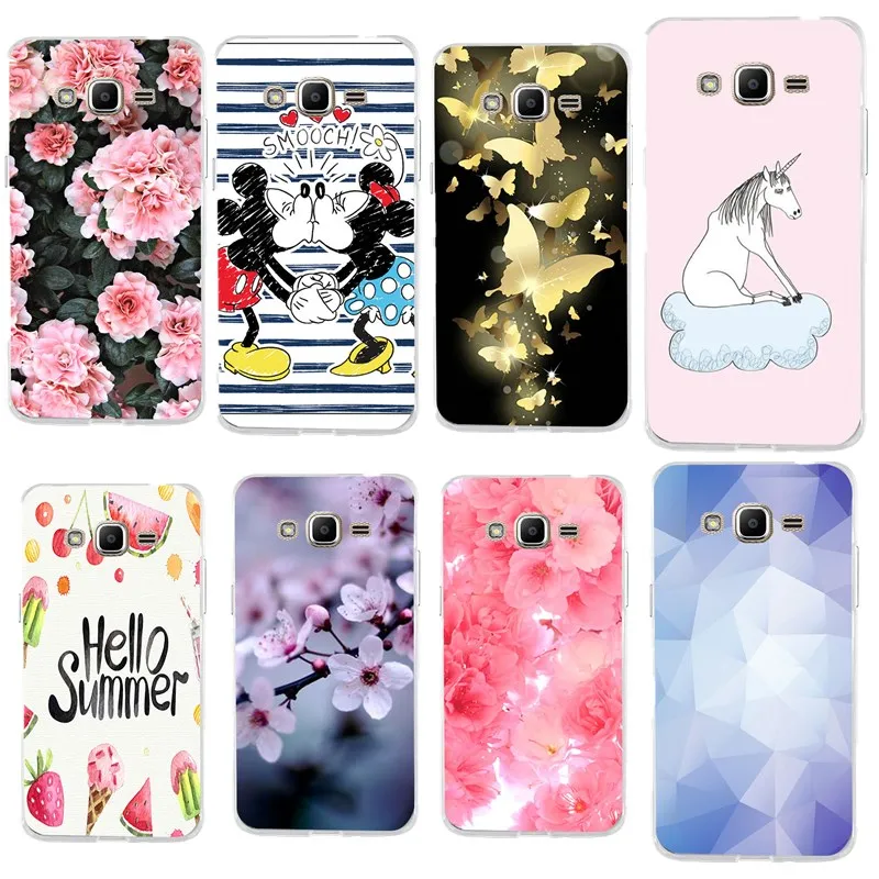 

Floral butterfly Minnie Mouse Case For Samsung Galaxy J2 Prime Soft tpu case for samsung galaxy j2 Silicone Marble Case Cover