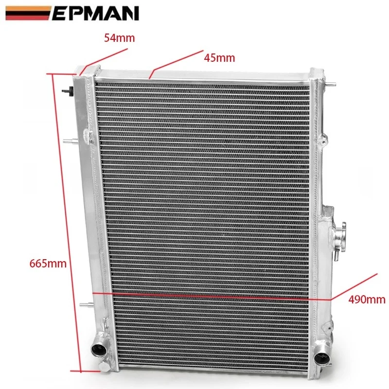 42 мм 2 ряда алюминиевый радиатор для Nissan Skyline R33 R34 GTR GTST RB25DET MT EP-R106RAD