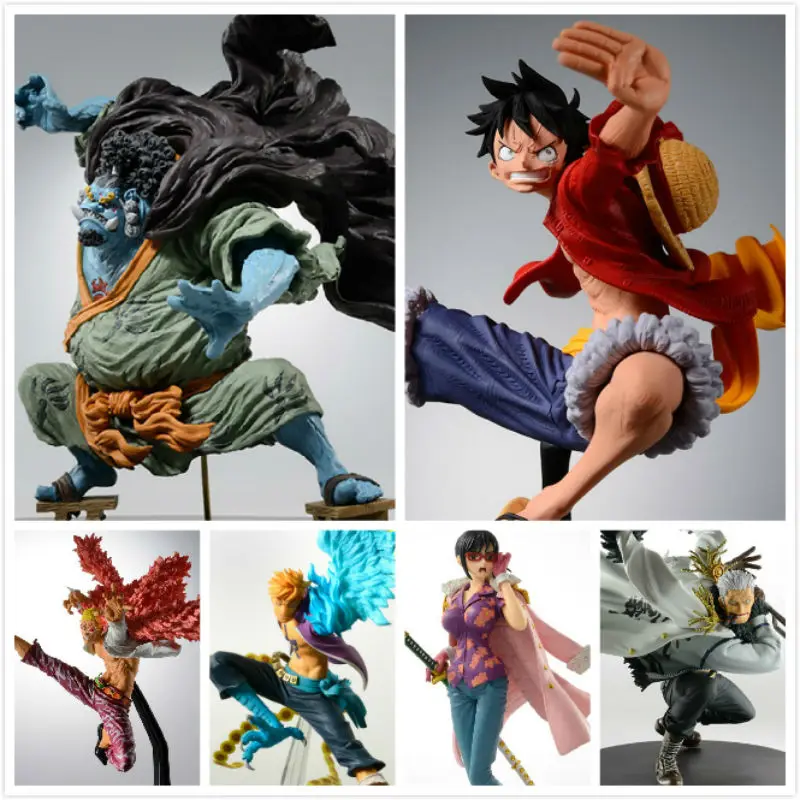Цельная фигурка sculture Zoukeiou Chojho Kessen 6 D. Luffy Jimbei курильщик Марко дофламинго все