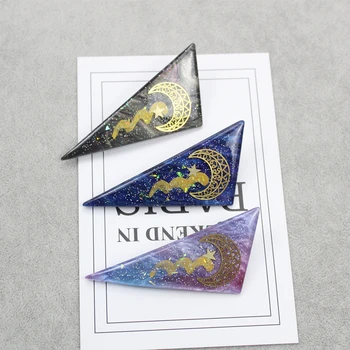 

New Acetic Embossed Dazzle colour the stars Hairpins Beauty Hair Accessories For Women Elegant Hairgrips Hair Clip
