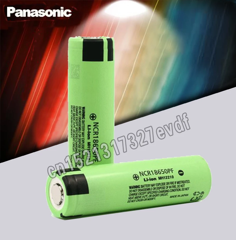 

New 100% Original Panasonic 18650 2900mAh NCR18650PF 3.7V Lithium Rechargeable battery dedicated For Electronic cigarette