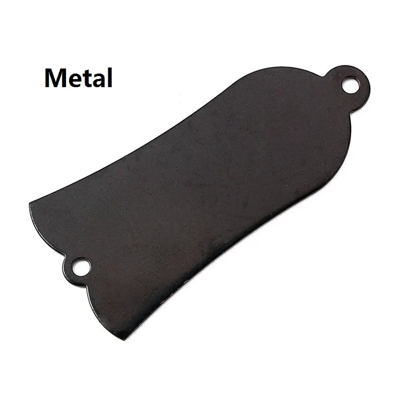 Truss Rod Cover Black 3 Holes Iron Electric Guitar Truss Rod Cover Plate with Screws 