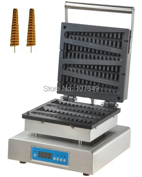 110V 220V Commercial Use Electric Digital Lolly on a Stick Waffle Maker Iron Machine Wholesale Home Appliances