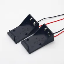^#Cheap 30pcs/lot MasterFire Single Slots 1x 9V Battery Clip Holder Black Case Storage Box Socket Cover with Wire Leads High Quality ^#Cheap 30pcs/lot MasterFire Single Slots 1x 9V Battery Clip Holder Black Case Storage Box Socket Cover with Wire Leads High Quality