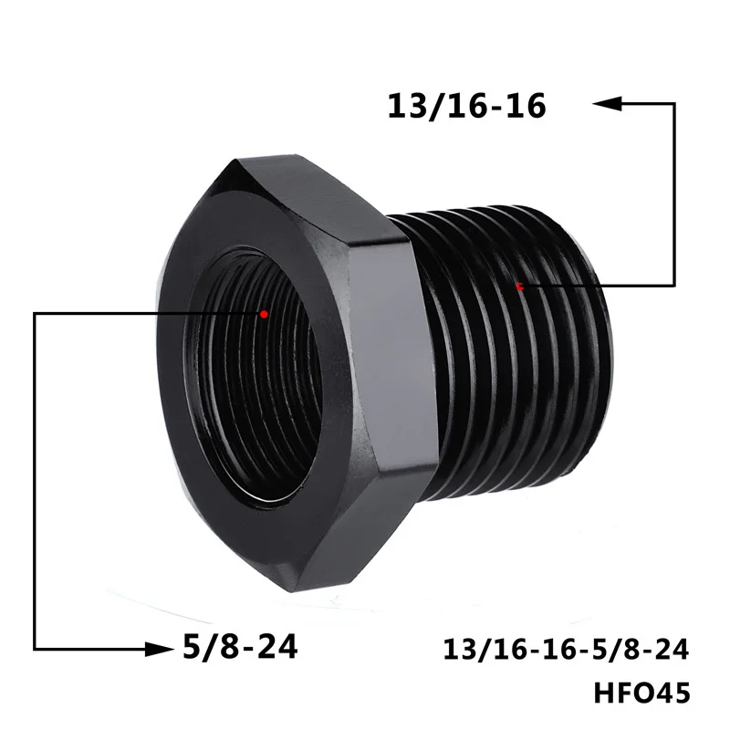 SPEEDWOW масляный фильтр Резьбовой Адаптер 1/ 28 24 до 3/4 NPT 5/8 16 5 8/24 13/16 16NPT алюминиевый
