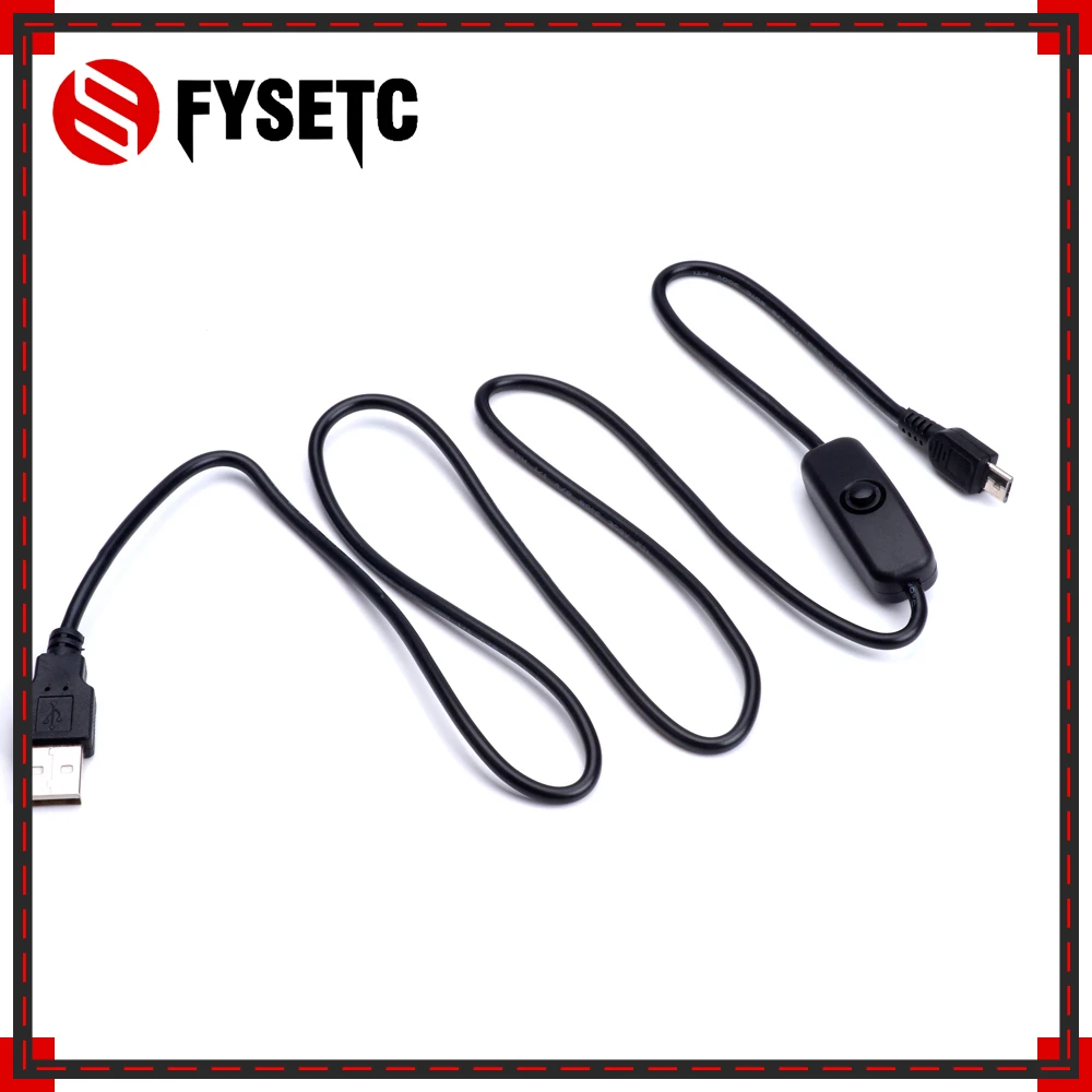 

1.5M Raspberry Pi 3 Model B Power Cable with Switch ON/OFF Button Micro USB Charge Cable for Raspberry Pi Zero W Raspberry Pi 2