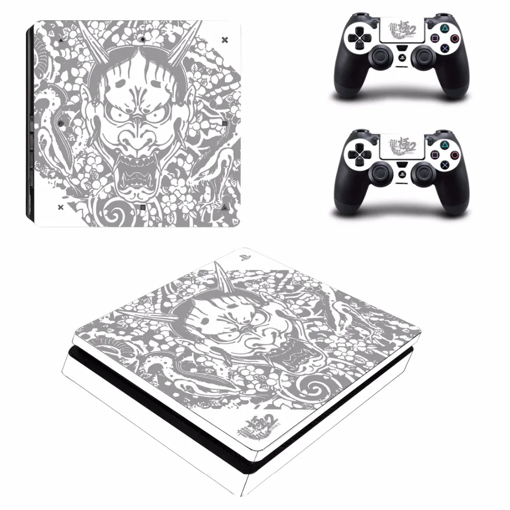 Якудзы Kiwami 2 PS4 тонкая кожа Стикеры для Sony Игровые приставки 4 консоли и