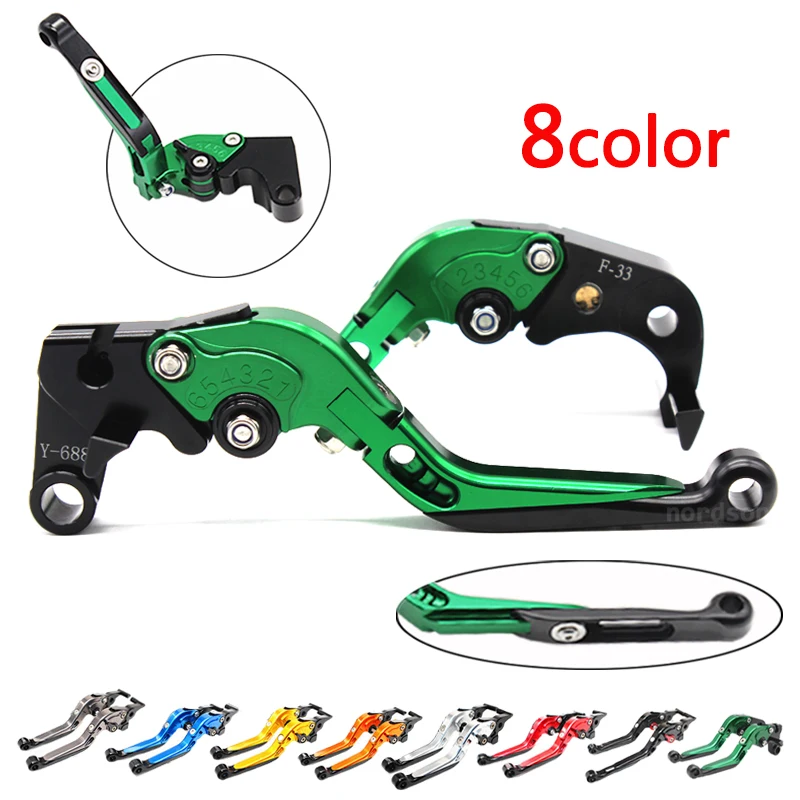 

CNC Motorbike Brake Adjustable Foldable Extendable Motorcycle Brake Clutch Lever For Kawasaki Z1000 VERSYS 1000 ZX10R F-14/K-828