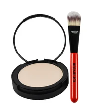 Красная и черная пудра для лица влажная сухая Новая Профессиональная пудра отбеливающая стойкий тональный крем для лица Контур матовые минералы с кистью