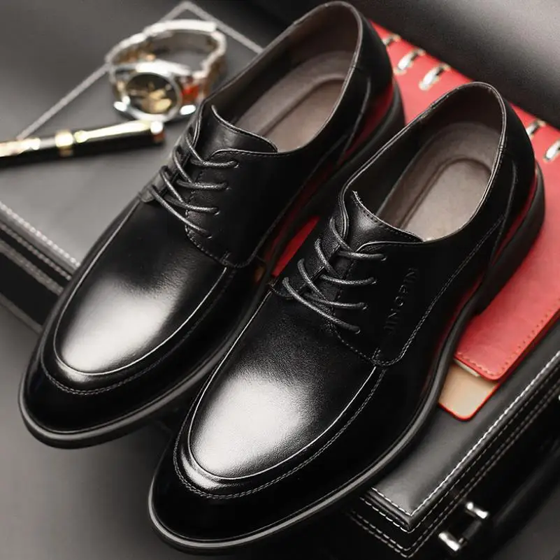 Bureau Hommes En Formelles Social Mens Classique Chaussures Mâle Cuir Élégant Véritable Luxe 2018 Nouveau Noir De Robe Oxford 1xZ5SwRq