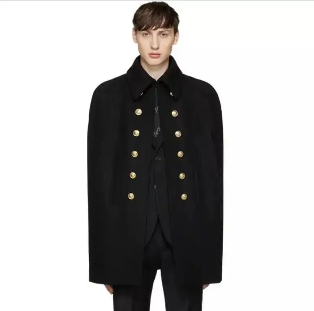 S XXXXL New European and American winter men's fashion wool coat