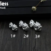 Uglyless Настоящее серебро 925 пробы звери фурнитура для бусин ювелирные изделия DIY крутой разделитель для бусин ювелирные изделия ручной работы