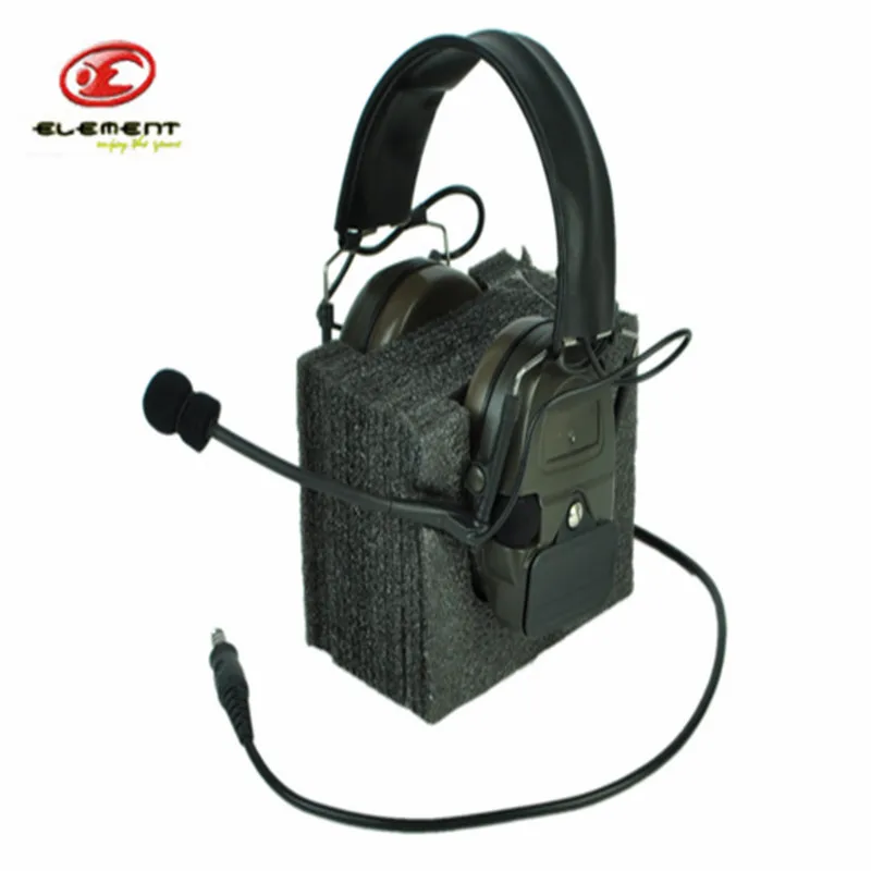 Element Z-Tactical ComTac I Noise Cancelling Reduction headphone without PTT Adapter Noise Reduction Headset -OD Element Z-Tactical ComTac I Noise Cancelling Reduction headphone without PTT Adapter Noise Reduction Headset -OD