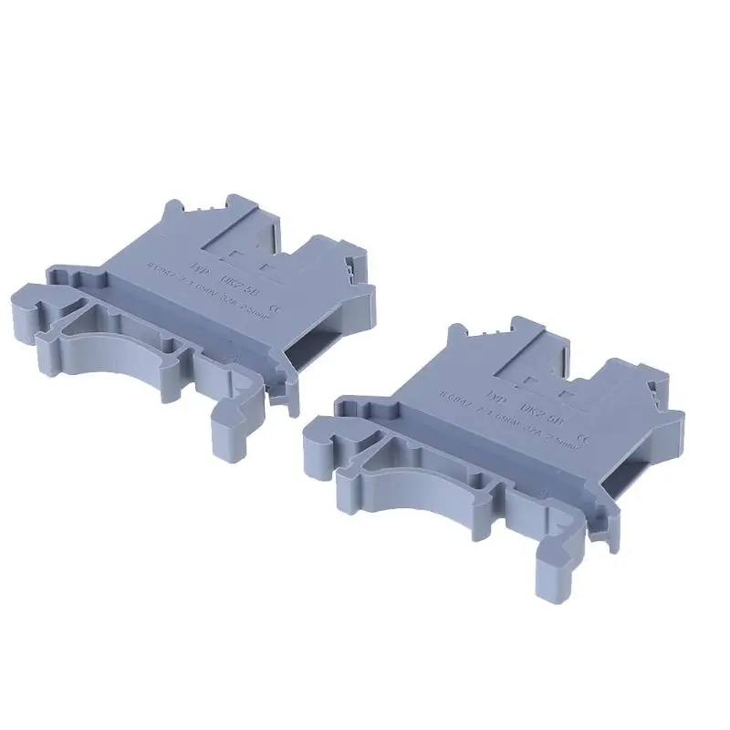 

50PCS UK-2.5B 32A/800V DIN Rail Universal Terminal Blocks Screw Type Connector