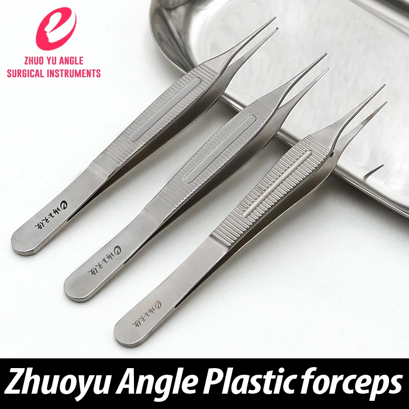 

Cosmetic surgery ophthalmic microsurgical instruments clamping tissue tweezers double eyelid tools abdominal tweezers