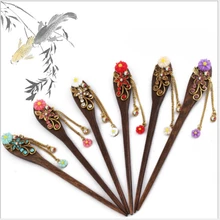 Reto Fashion Haiepin Color Random Hair Sticks Bride Rhinestone Hairpin Hair Accessories Jewelry Bridal Hair Retro Hairpin