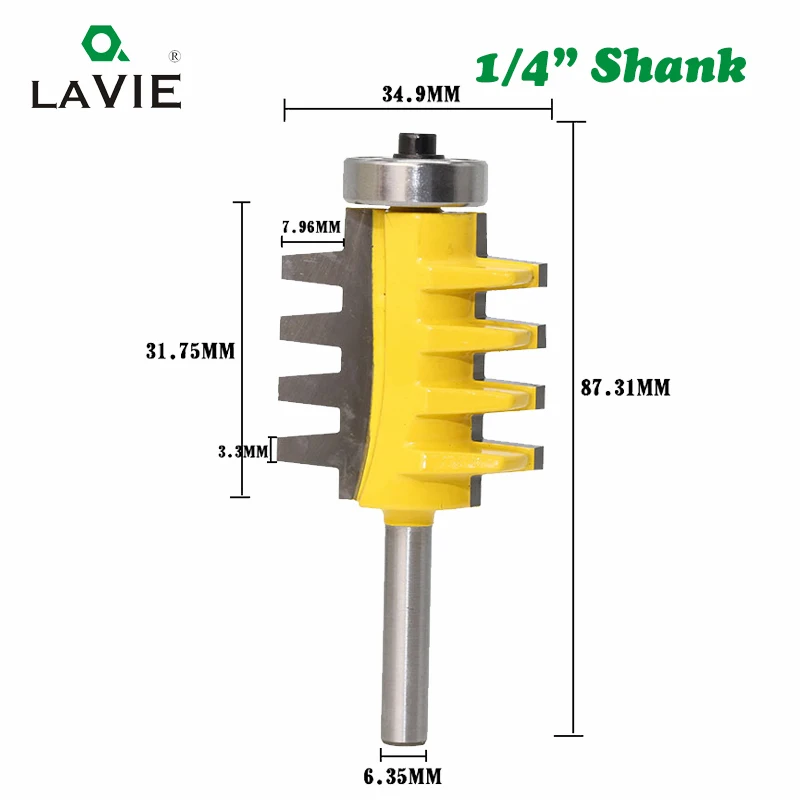 LA VIE 12 мм 1/" 1/4" хвостовик палец шарнир клей фрезы долото Tenon нож конус резцы по дереву инструменты 01022