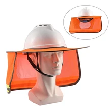 Полная полями Жесткий Шляпа средства ухода за кожей шеи защиты УФ Светоотражающие козырек от солнца шторы открытый строительный сайт