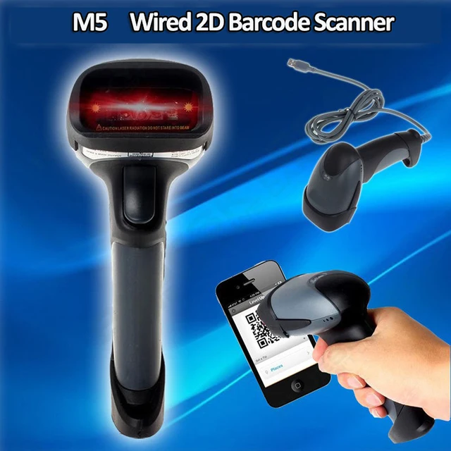 Best Price M5 Portable Hand-held 2D Barcode Scanner Wired USB Scanner QR Code PDF417 DataMatrix Laser Bar Code Scanner 2D For Mac OS Best Price M5 Portable Hand-held 2D Barcode Scanner Wired USB Scanner QR Code PDF417 DataMatrix Laser Bar Code Scanner 2D For Mac OS