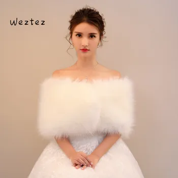 

Wedding shawl Wedding Jacket Bride Wraps Winter Wedding Dress Wraps Bolero Bridal Coat Accessories PJ84