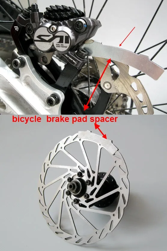 1 шт. MTB велосипедов тормозных колодок spacer Велоспорт дисковые тормоза система регулировки repair Tool kit велосипед тормоза лист настроить