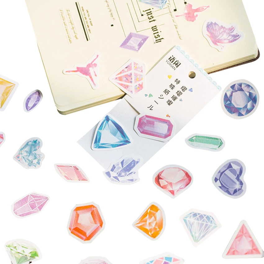 

20packs/lot Small Fresh Creative Account Book Album Diary Sticker Package Six Selection Decor Children Sticker