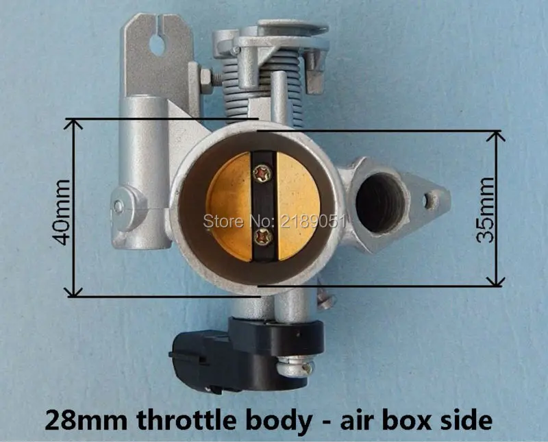28mm throttle body - air box side 