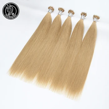 

Nano Ring Tip Human Hair Extensions Keratin Micro Beads Real Remy Pre Bonded Hair 16"-22" Dark Blonde #12 Fairy Remy Hair 0.8g/s