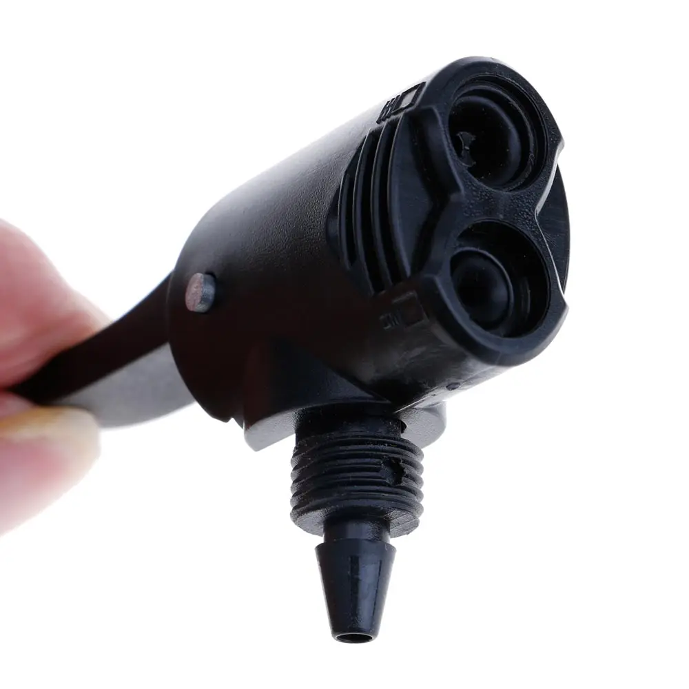 Bicyle Bike Track Pump Nozzle Dual Head Adapter Schrader/Presta Valve