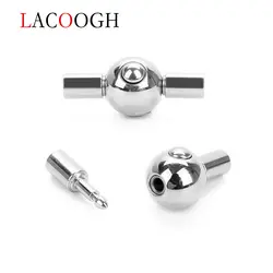 Lacoogh 1 шт. сталь цвет нержавеющая сталь темная пряжка кольцо мм 21,5*9 мм разъем Внутренний диаметр 3 mmDIY Браслет Конец пряжки