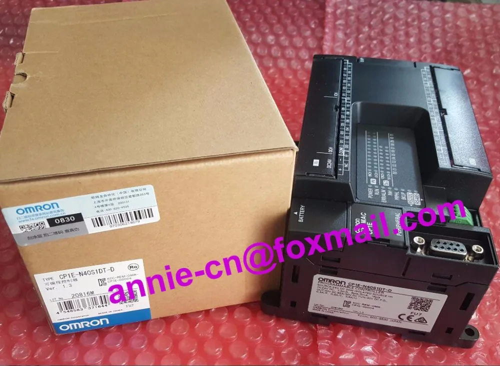 100%New and original  CP1E-N40S1DT-D  OMRON   configuration RS232/RS485