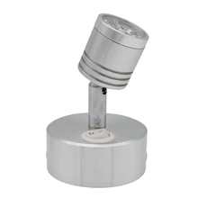 Перезаряжаемая лампа для шкафа, вращающаяся 3*1 Вт 30 градусов оконная стеклянная батарея, 1 Вт 3 Вт беспроводной переключатель высокий светильник счетчик точечный светильник