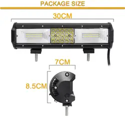 12 дюймов 840 Вт светодиодный рабочий свет бар заливающий и точечный свет Combo вездеходный грузовик, кроссовер NR-доставка